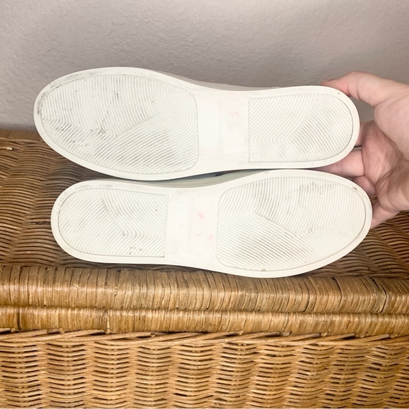 Rebecca Minkoff Natasha Chalk White Studded Platform Sneaker Slip On Size 9 - Picture 13 of 14